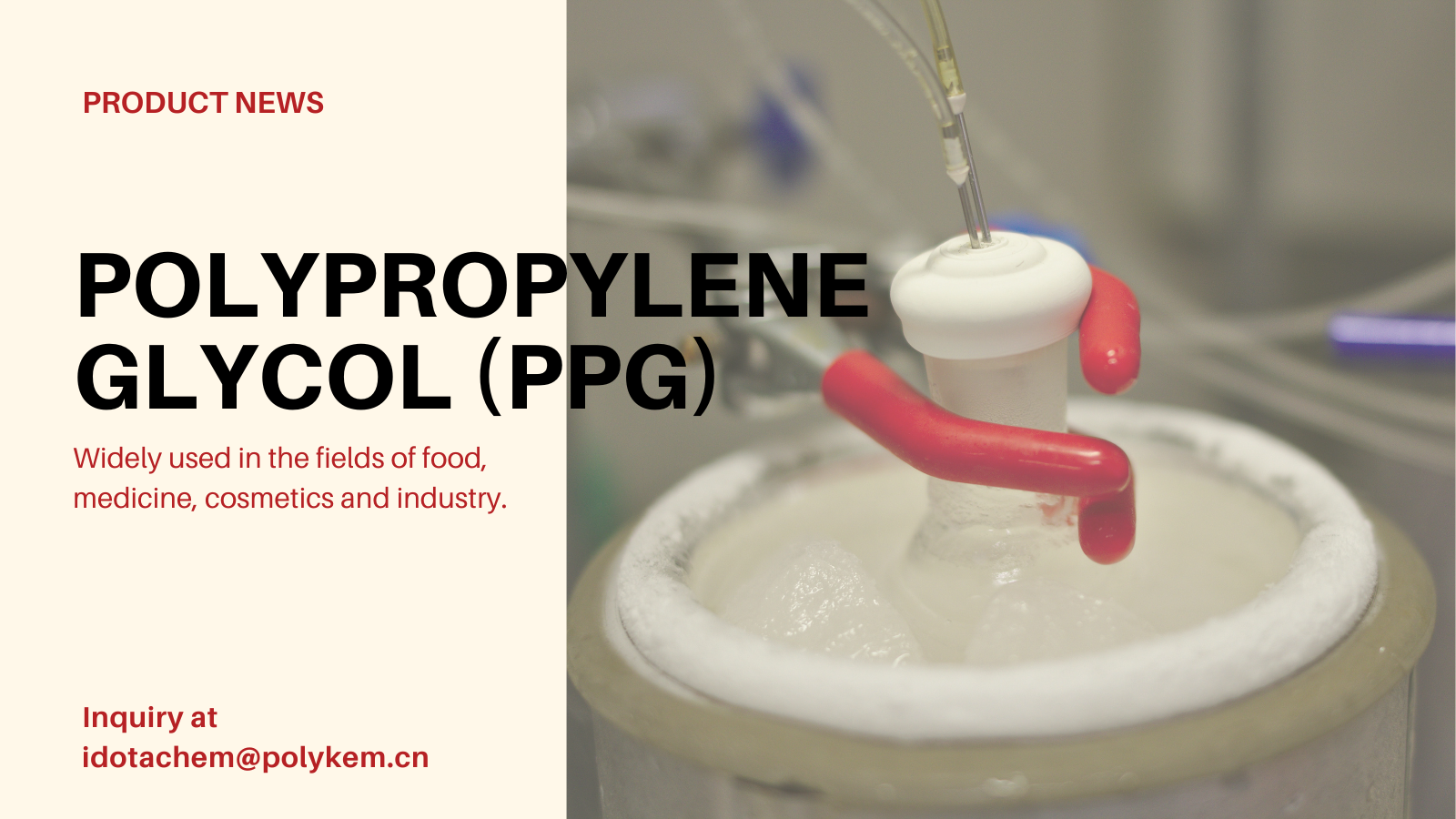 Polypropylenglycol (PPG): En multifunktionel polymeropløsning til industrielle anvendelser