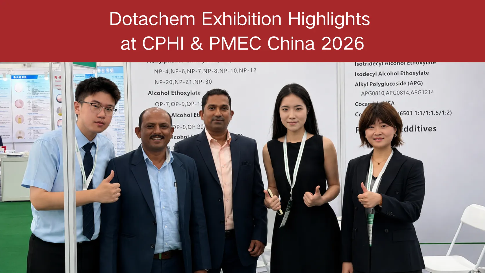 Dotachem-udstillingens højdepunkter på CPHI & PMEC Kina 2026: Produktbehov og markedsfeedback